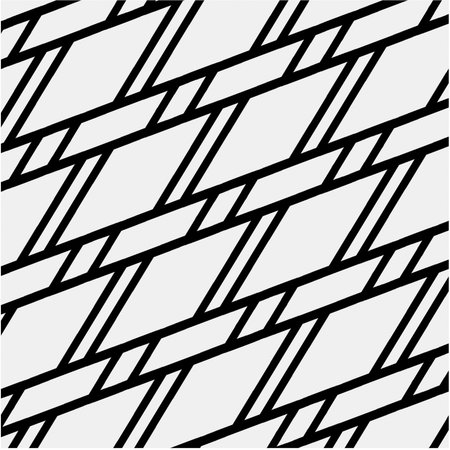 Vector monochrome pattern, Abstract texture for fabric print, card, table cloth, furniture, banner, cover, invitation, decoration, wrapping.seamless repeating pattern.Black and white color.のイラスト素材