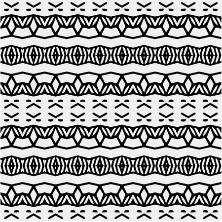 Vector monochrome pattern, Abstract texture for fabric print, card, table cloth, furniture, banner,...