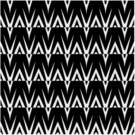 monochrome pattern. Abstract texture for fabric print, card, table cloth, furniture, banner, cover, invitation, decoration, wrapping.seamless repeating pattern.Black and white color.のイラスト素材