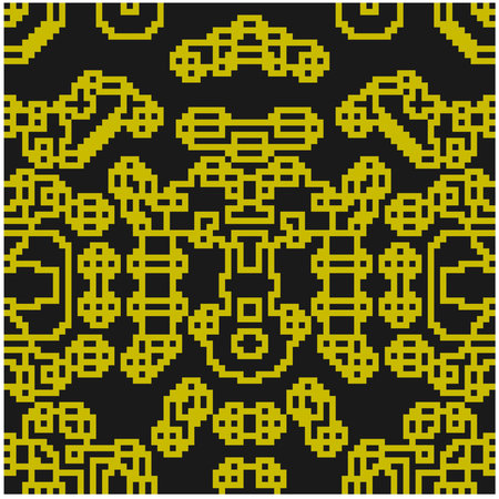 Vector background with repeat pattern. multicolor mosaic. Perfect for fashion, textile design, cute themed fabric, on wall paper, wrapping paper, fabrics and home decor.のイラスト素材