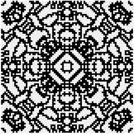 monochrome pattern. Abstract texture for fabric print, card, table cloth, furniture, banner, cover, invitation, decoration, wrapping.seamless repeating pattern.Black and white color.のイラスト素材