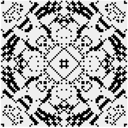 monochrome pattern. Abstract texture for fabric print, card, table cloth, furniture, banner, cover,...