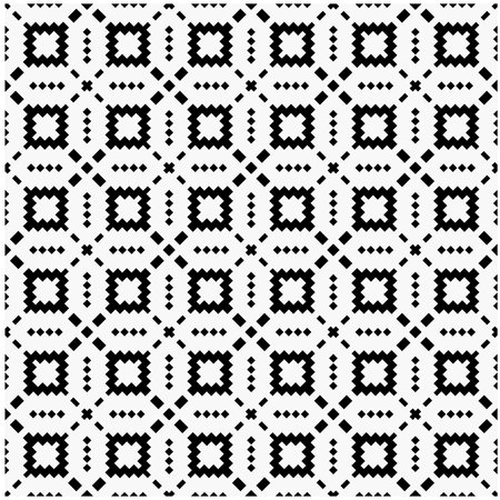 Seamless repeat pattern. Black and white pattern for web page, textures, card, poster, fabric,...