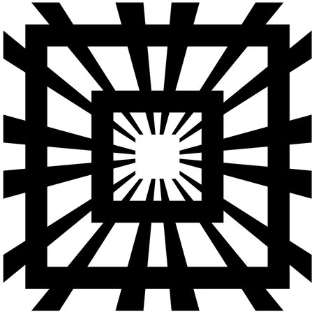 geometric pattern. Black and white pattern for web page, textures, card, poster, fabric, textile.のイラスト素材