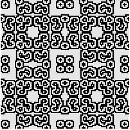 geometric pattern. Black and white pattern for web page, textures, card, poster, fabric, textile.