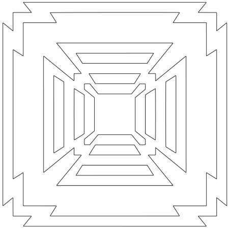 Geometric pattern of lines. Black and white pattern for web page, textures, card, poster, fabric, textile.のイラスト素材