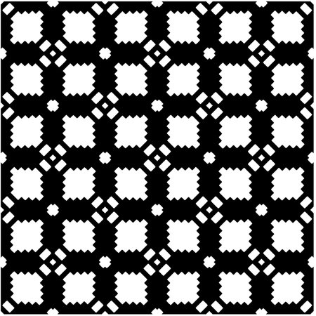 Seamless repeat pattern. Black and white pattern for web page, textures, card, poster, fabric, textile.のイラスト素材