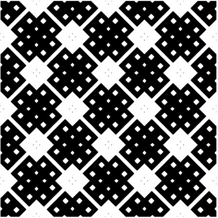 Seamless repeat pattern. Black and white pattern for web page, textures, card, poster, fabric,...