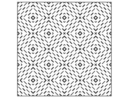 Geometric pattern of lines. Black and white pattern for web page, textures, card, poster, fabric, textile.のイラスト素材