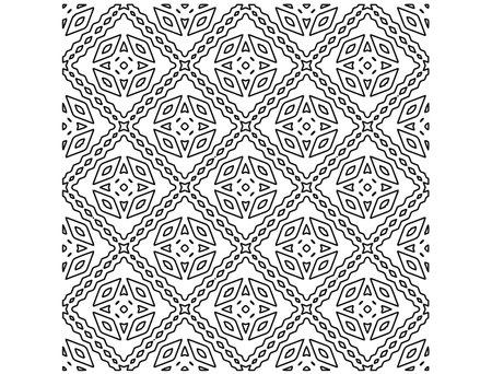 Geometric pattern of lines. Black and white pattern for web page, textures, card, poster, fabric, textile.のイラスト素材