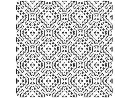 Geometric pattern of lines. Black and white pattern for web page, textures, card, poster, fabric, textile.のイラスト素材