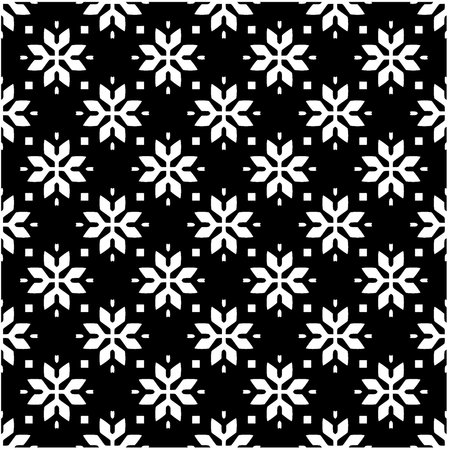 Geometric seamless pattern. Black and white pattern for web page, textures, card, poster, fabric, textile.のイラスト素材