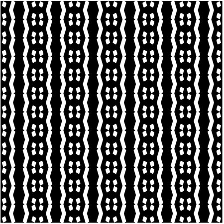 Geometric seamless pattern. Black and white pattern for web page, textures, card, poster, fabric, textile.のイラスト素材