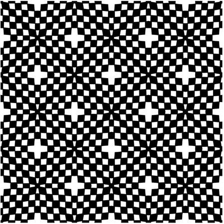 Abstract seamless monochrome pattern on white background for coloring. Design for banner, card, invitation, postcard, textile, fabric, wrapping paper, coloring book.のイラスト素材