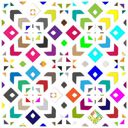 vector background with colorful pattern.Abstractbackground. Perfect for fashion, textile design, cute themed fabric, on wall paper, wrapping paper and home decor.のイラスト素材