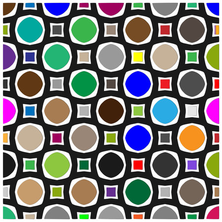 vector background with colorful pattern.Abstractbackground. Perfect for fashion, textile design, cute themed fabric, on wall paper, wrapping paper and home decor.のイラスト素材