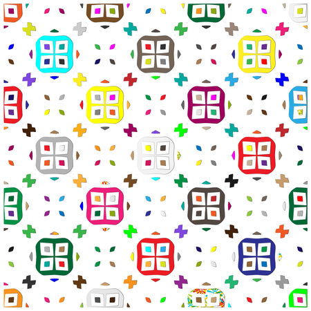 vector background with colorful pattern.Abstractbackground. Perfect for fashion, textile design,...