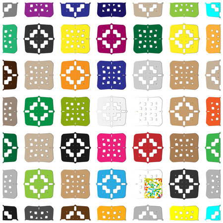 vector background with colorful pattern.Abstractbackground. Perfect for fashion, textile design, cute themed fabric, on wall paper, wrapping paper and home decor.のイラスト素材