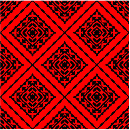 Seamless vector background with repeat pattern. multicolor mosaic. Perfect for fashion, textile design, cute themed fabric, on wall paper, wrapping paper, fabrics and home decor.のイラスト素材