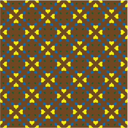 Seamless vector background with repeat pattern. multicolor mosaic. Perfect for fashion, textile design, cute themed fabric, on wall paper, wrapping paper, fabrics and home decor.のイラスト素材