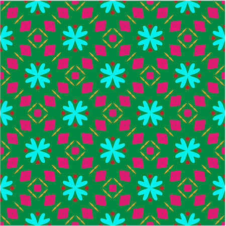 Seamless vector background with repeat pattern. multicolor mosaic. Perfect for fashion, textile...