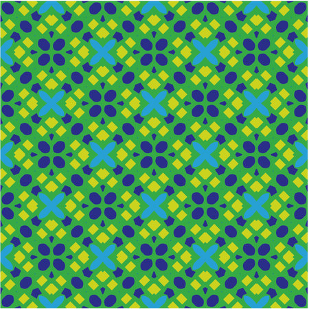 Seamless vector background with repeat pattern. multicolor mosaic. Perfect for fashion, textile design, cute themed fabric, on wall paper, wrapping paper, fabrics and home decor.のイラスト素材