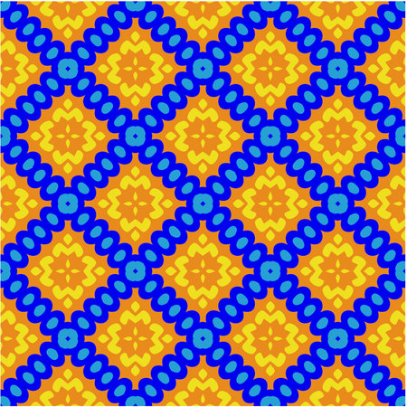 Seamless vector background with repeat pattern. multicolor mosaic. Perfect for fashion, textile...