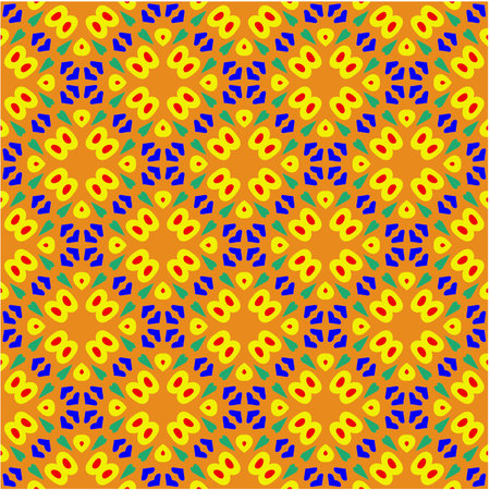 Seamless vector background with repeat pattern. multicolor mosaic. Perfect for fashion, textile...