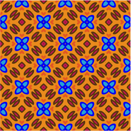 Seamless vector background with repeat pattern. multicolor mosaic. Perfect for fashion, textile...