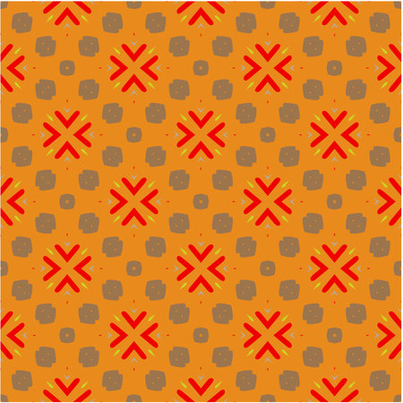 Seamless vector background with repeat pattern. multicolor mosaic. Perfect for fashion, textile design, cute themed fabric, on wall paper, wrapping paper, fabrics and home decor.のイラスト素材