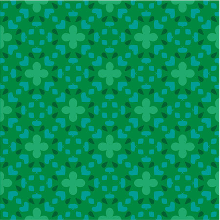 Seamless vector background with repeat pattern. multicolor mosaic. Perfect for fashion, textile design, cute themed fabric, on wall paper, wrapping paper, fabrics and home decor.のイラスト素材