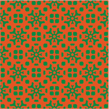 Seamless vector background with repeat pattern. multicolor mosaic. Perfect for fashion, textile design, cute themed fabric, on wall paper, wrapping paper, fabrics and home decor.のイラスト素材