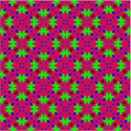 Seamless vector background with repeat pattern. multicolor mosaic. Perfect for fashion, textile design, cute themed fabric, on wall paper, wrapping paper, fabrics and home decor.のイラスト素材