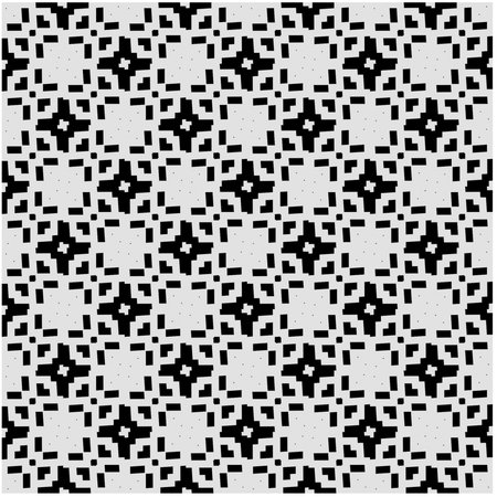 Seamless vector background with repeat pattern. Black and white color.のイラスト素材