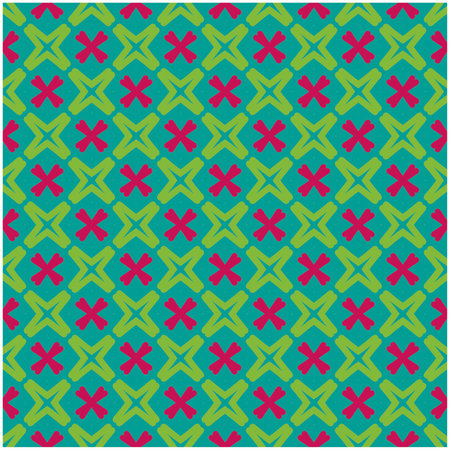 Seamless vector background with repeat pattern. multicolor mosaic. Perfect for fashion, textile design, cute themed fabric, on wall paper, wrapping paper, fabrics and home decor.のイラスト素材