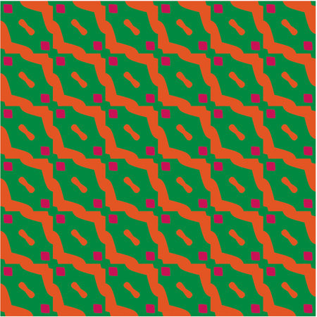 Seamless vector background with repeat pattern. multicolor mosaic. Perfect for fashion, textile design, cute themed fabric, on wall paper, wrapping paper, fabrics and home decor.のイラスト素材