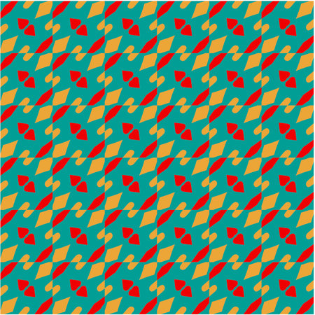 Seamless vector background with repeat pattern. multicolor mosaic. Perfect for fashion, textile...