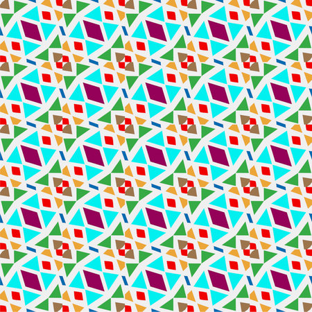 Seamless diagonal pattern. Repeat decorative design. Abstract texture for textile, fabric, wallpaper, wrapping paper.のイラスト素材