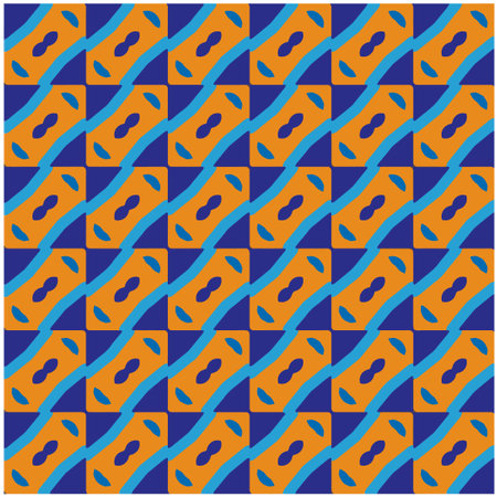 Seamless diagonal pattern. Repeat decorative design. Abstract texture for textile, fabric, wallpaper, wrapping paper.のイラスト素材