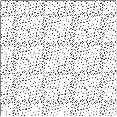 Abstract pattern with symmetrical elements. Modern stylish abstract texture. Repeating geometric tiles from striped elements. Black and white pattern.のイラスト素材