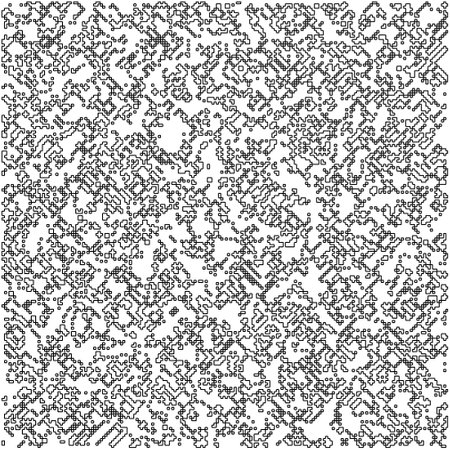 Vector pattern with symmetrical elements . Modern stylish abstract texture. Repeating geometric tiles from striped elements. Black and white pattern.のイラスト素材