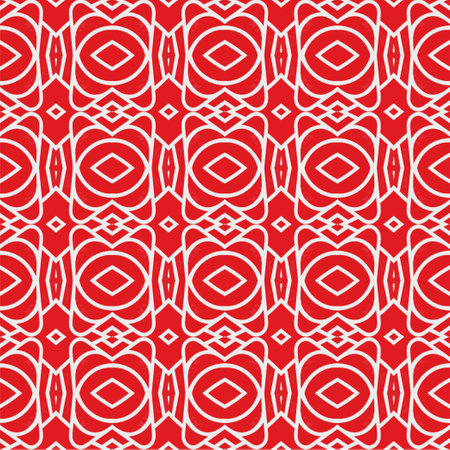 Abstract ethnic rug ornamental seamless pattern. Perfect for fashion, textile design, cute themed fabric, on wall paper, wrapping paper and home decor.のイラスト素材