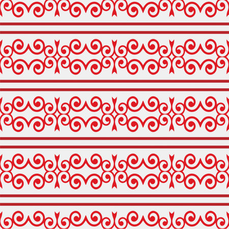 Abstract ethnic rug ornamental seamless pattern. Perfect for fashion, textile design, cute themed fabric, on wall paper, wrapping paper and home decor.のイラスト素材