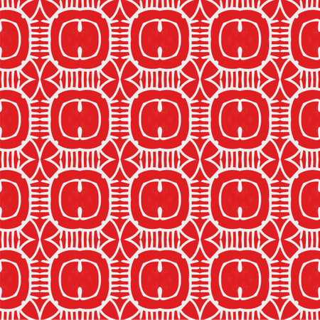 Abstract ethnic rug ornamental seamless pattern. Perfect for fashion, textile design, cute themed fabric, on wall paper, wrapping paper and home decor.のイラスト素材