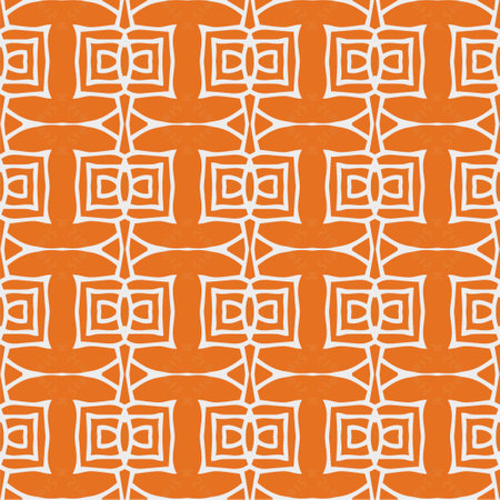 Abstract ethnic rug ornamental seamless pattern. Perfect for fashion, textile design, cute themed fabric, on wall paper, wrapping paper and home decor.のイラスト素材