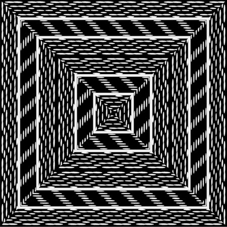 geometric pattern. Seamless background with abstract shapes. black and white wallpaper. Abstract background with Repeating pattern for decor, textile and fabric.のイラスト素材