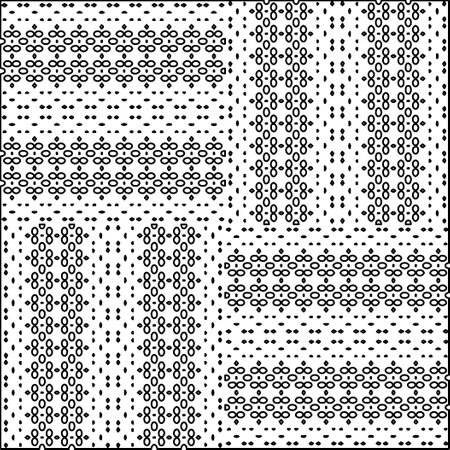 Black and white pattern with abstract shapes. abstract background. Patterns of the lines.のイラスト素材