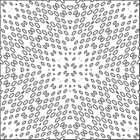 Black and white pattern with abstract shapes. abstract background. Patterns of the lines.のイラスト素材