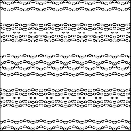 Modern stylish abstract texture. Geometric shapes from striped elements. Black and white pattern.
