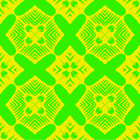 Abstract ethnic rug ornamental seamless pattern. Perfect for fashion, textile design, cute themed fabric, on wall paper, wrapping paper and home decor.のイラスト素材